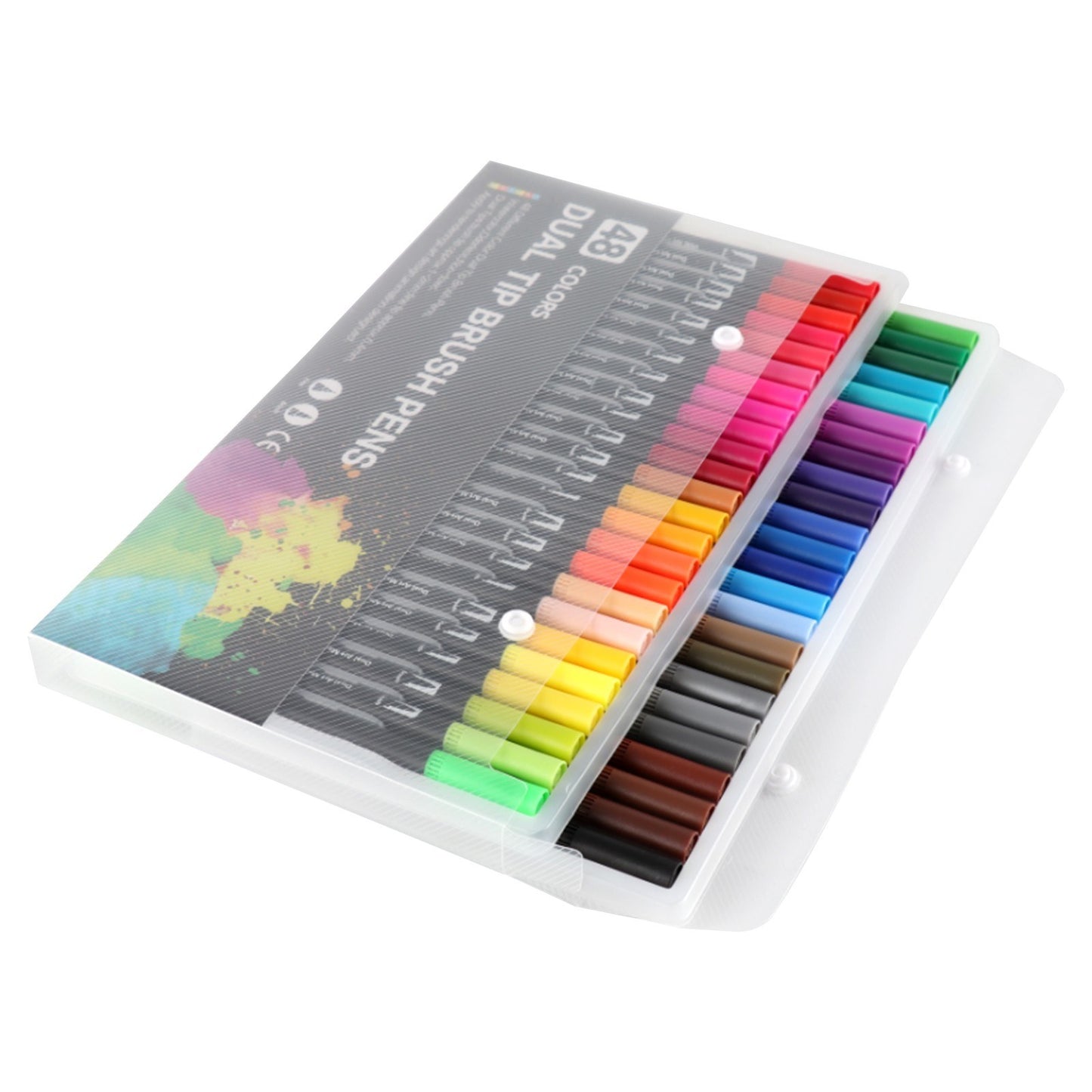Dual Tip 12-Color Marker Set for Kids & Adults: Fine Point Art Pens for Coloring, Drawing, and Sketching