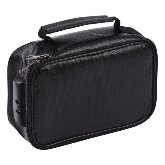 Fireproof Document Bag - 3-Digit Lock, Water Resistant, Multi-Layer Organizer for Money, Passport & Certificates