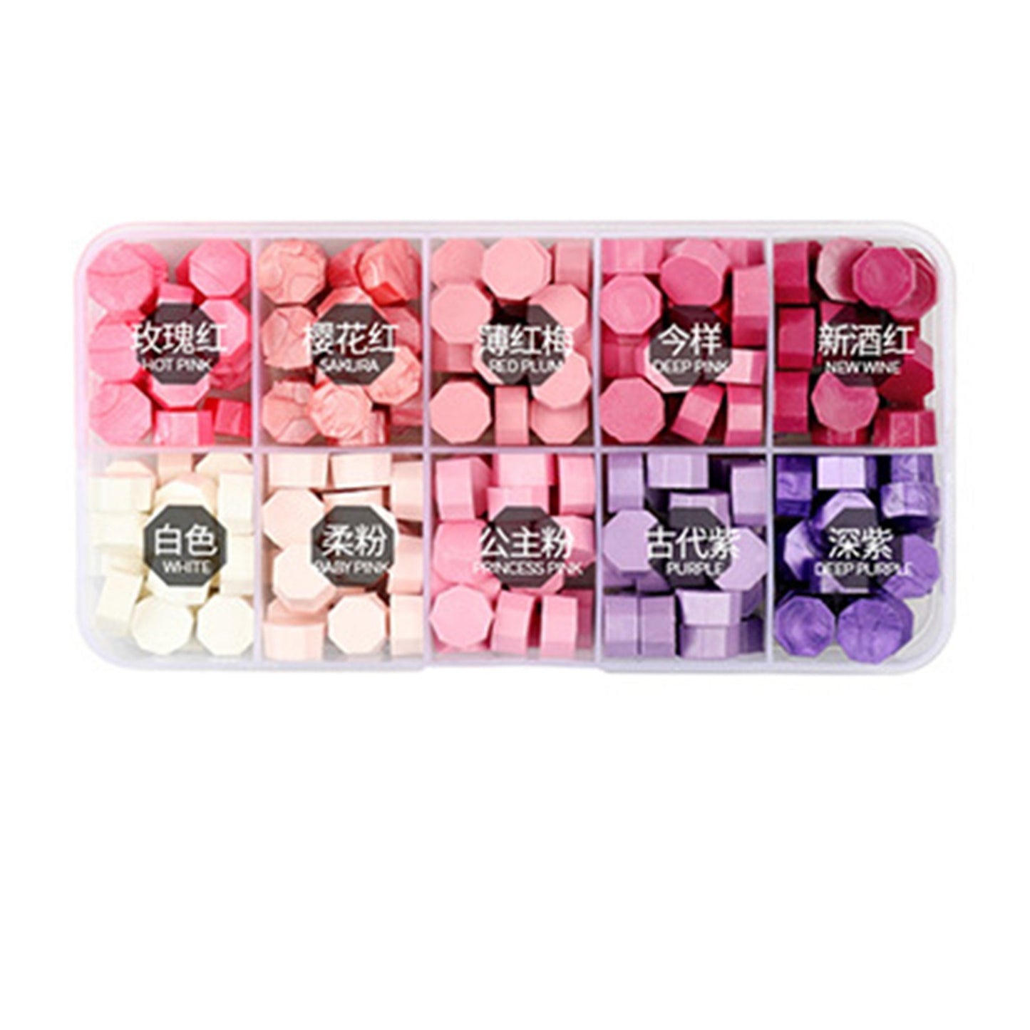 Colorful Sealing Wax Beads Set - 200 Pieces with Storage Box for Stamps, Cards, Envelopes, Wedding Invitations & Crafting