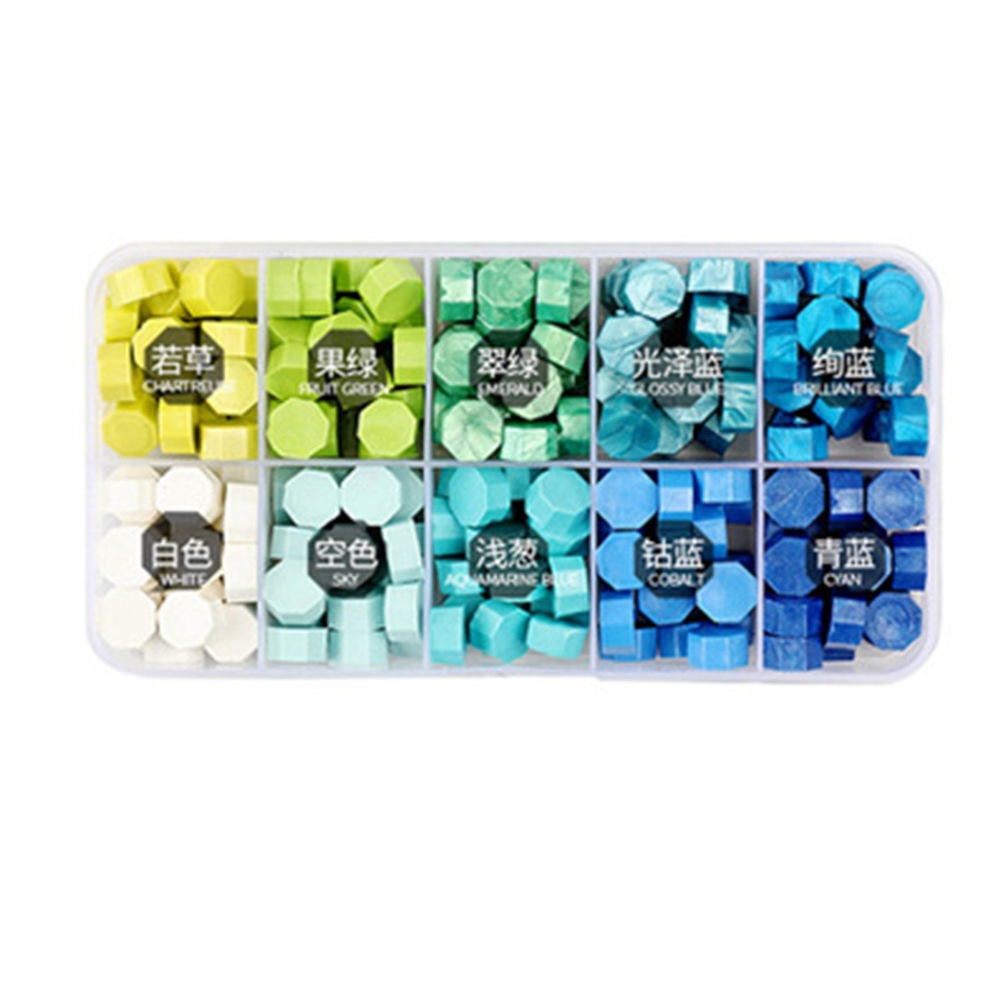 Colorful Sealing Wax Beads Set - 200 Pieces with Storage Box for Stamps, Cards, Envelopes, Wedding Invitations & Crafting