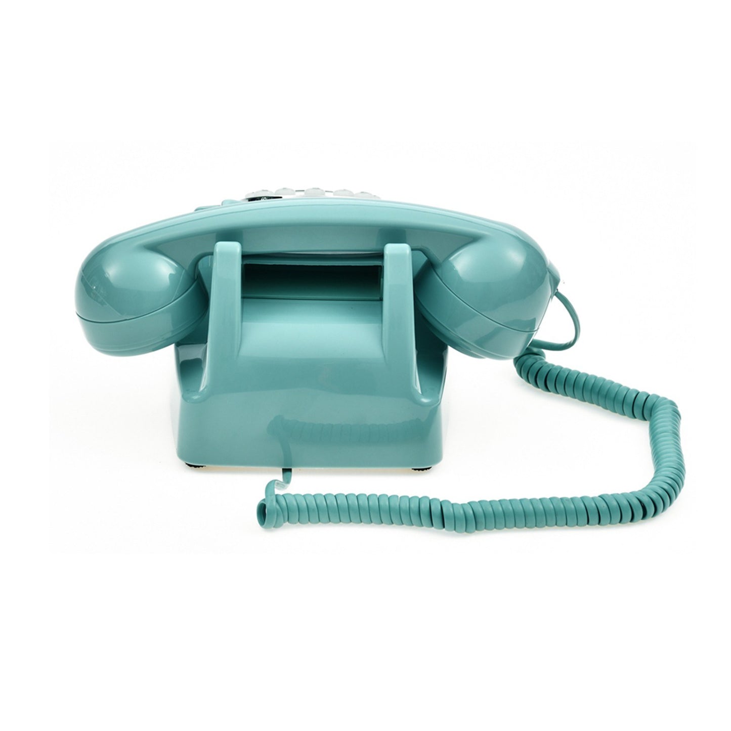 80s Vintage Style Corded Desk Phone with Ring Volume Control for Home, Office, or Cafe Decor