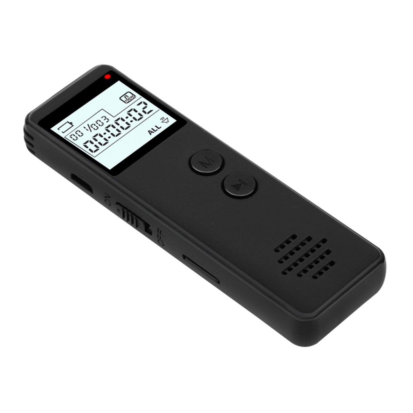 HD Digital Voice Activated Recorder with Noise Reduction, MP3 Player & Line-In Function - 10h Continuous Recording for Meetings, Lectures, Interviews, Classes