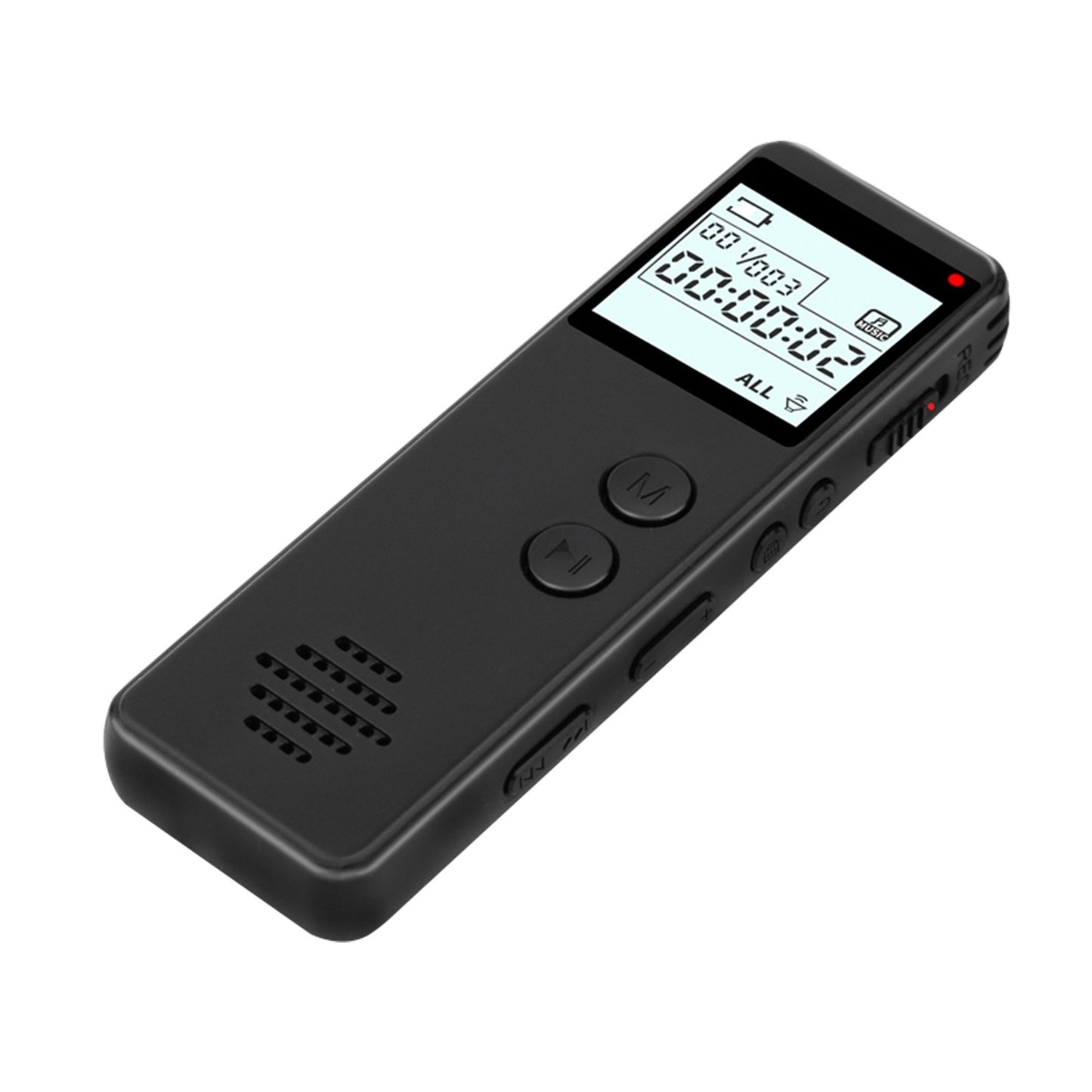 HD Digital Voice Activated Recorder with Noise Reduction, MP3 Player & Line-In Function - 10h Continuous Recording for Meetings, Lectures, Interviews, Classes