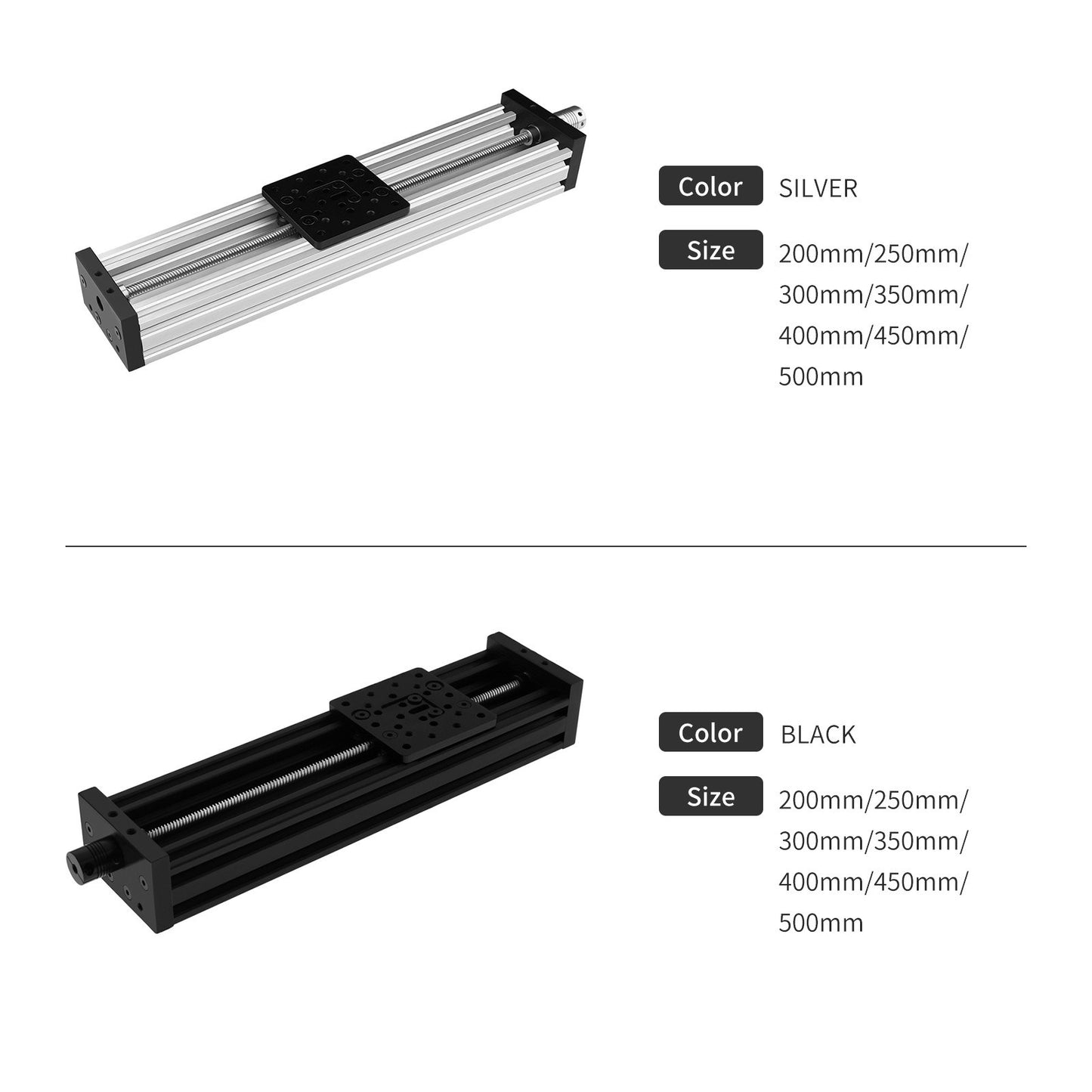 Aluminum Linear Guide Slide 200mm 4080U for DIY CNC Router & 3D Printer Engraving Machine - TwoTrees