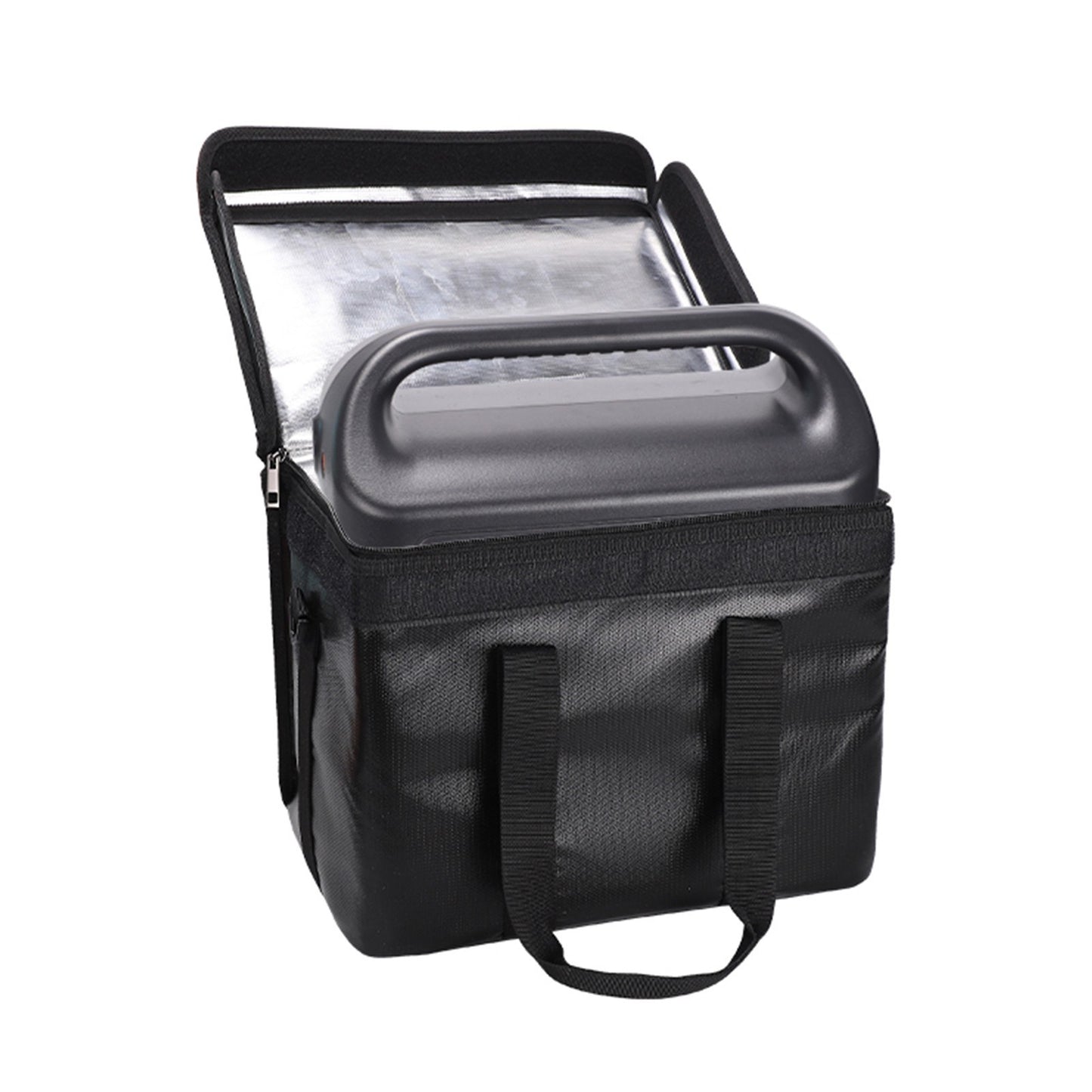 Fireproof Explosion-Proof Lipo Battery Safe Bag with Waterproof Zippers & Handle Strap