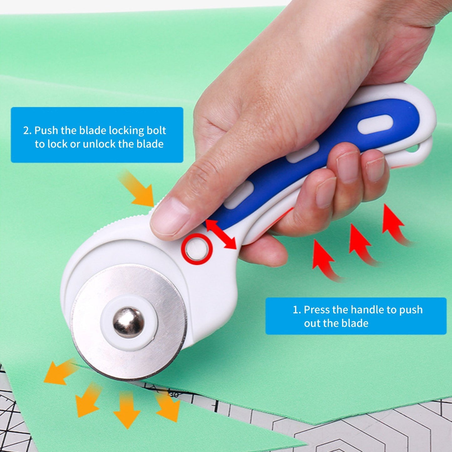 KW-triO 45mm Rotary Cutter Blades