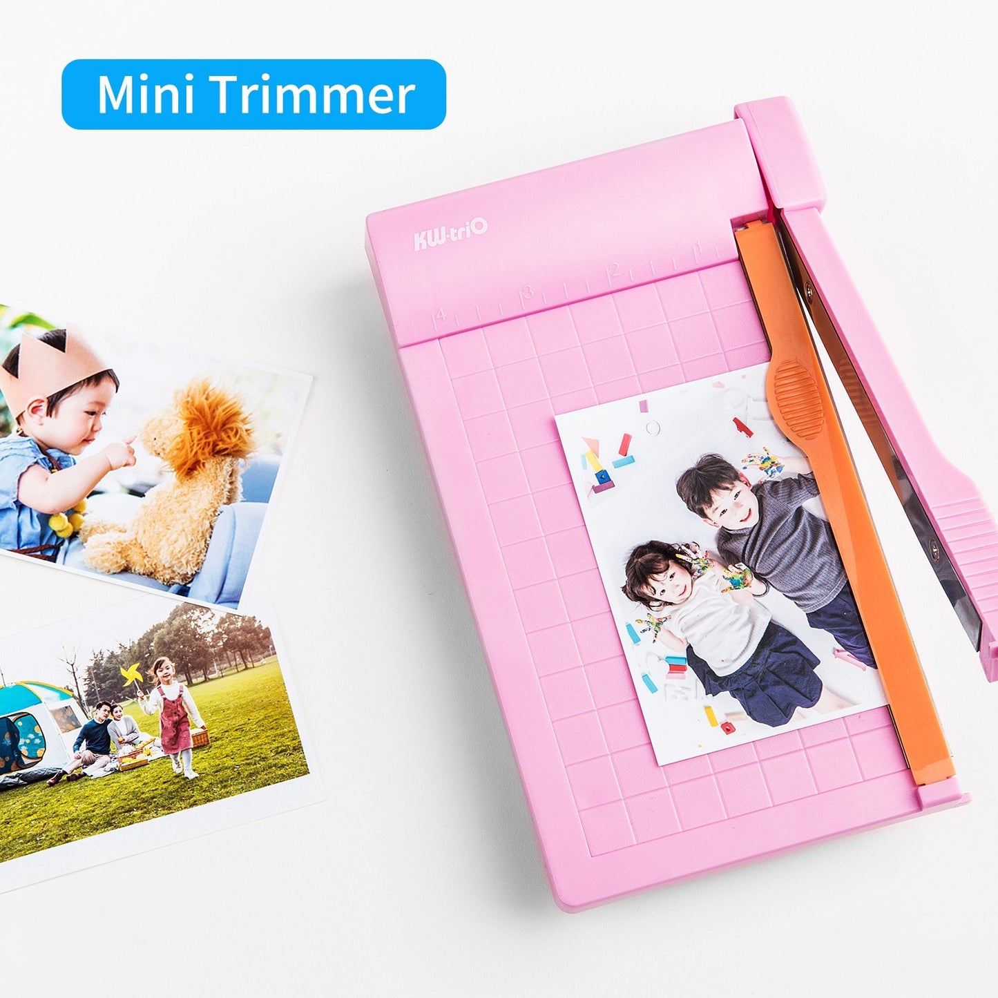 KW-triO 6 Mini Paper Trimmer Guillotine Cutter - Desktop Cutting Machine for Crafts, Photos, Cards, Scrapbooking