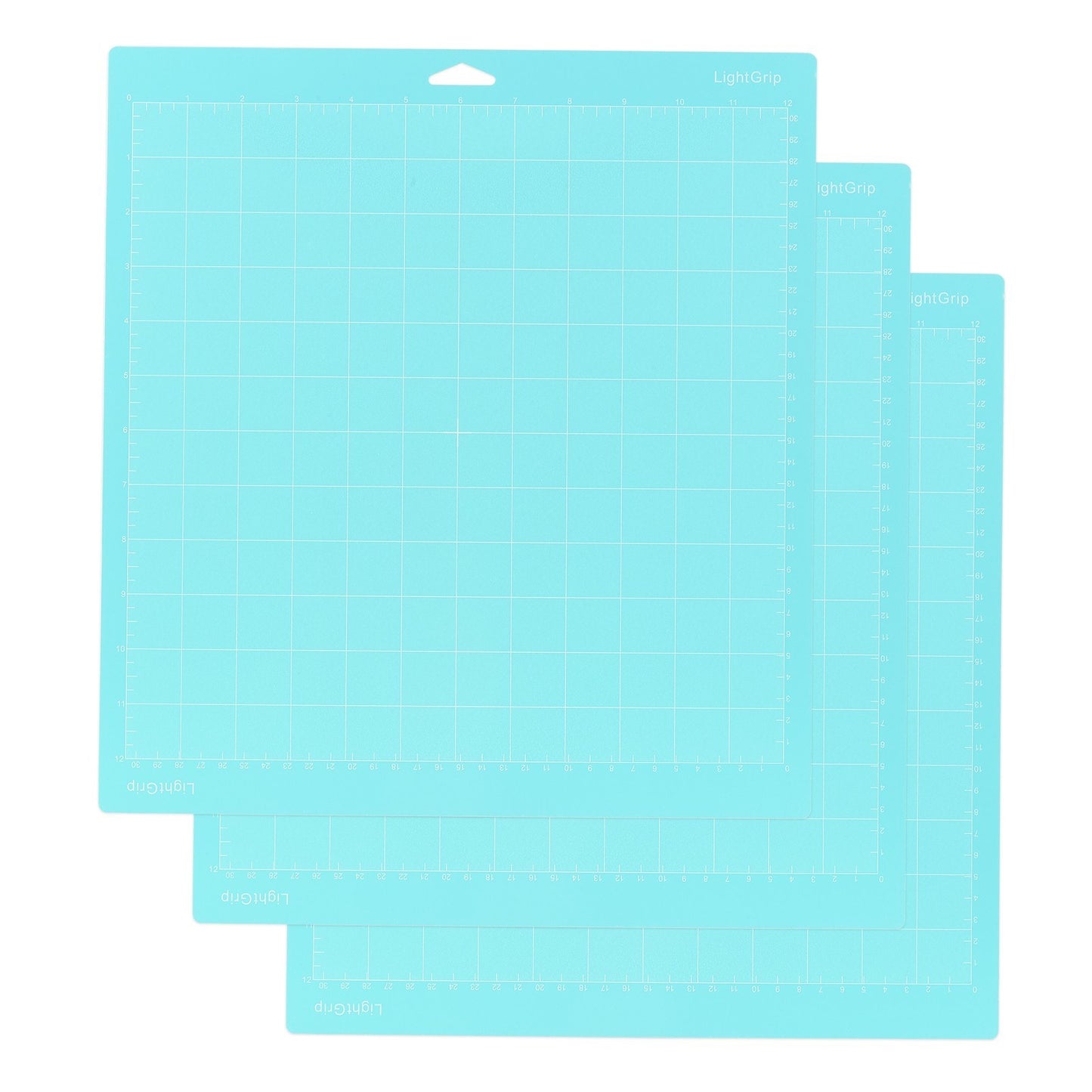 12x12 Adhesive Non-Slip Cutting Mats for Silhouette Cameo & Cricut Explore - 4 Pack Gridded Replacements
