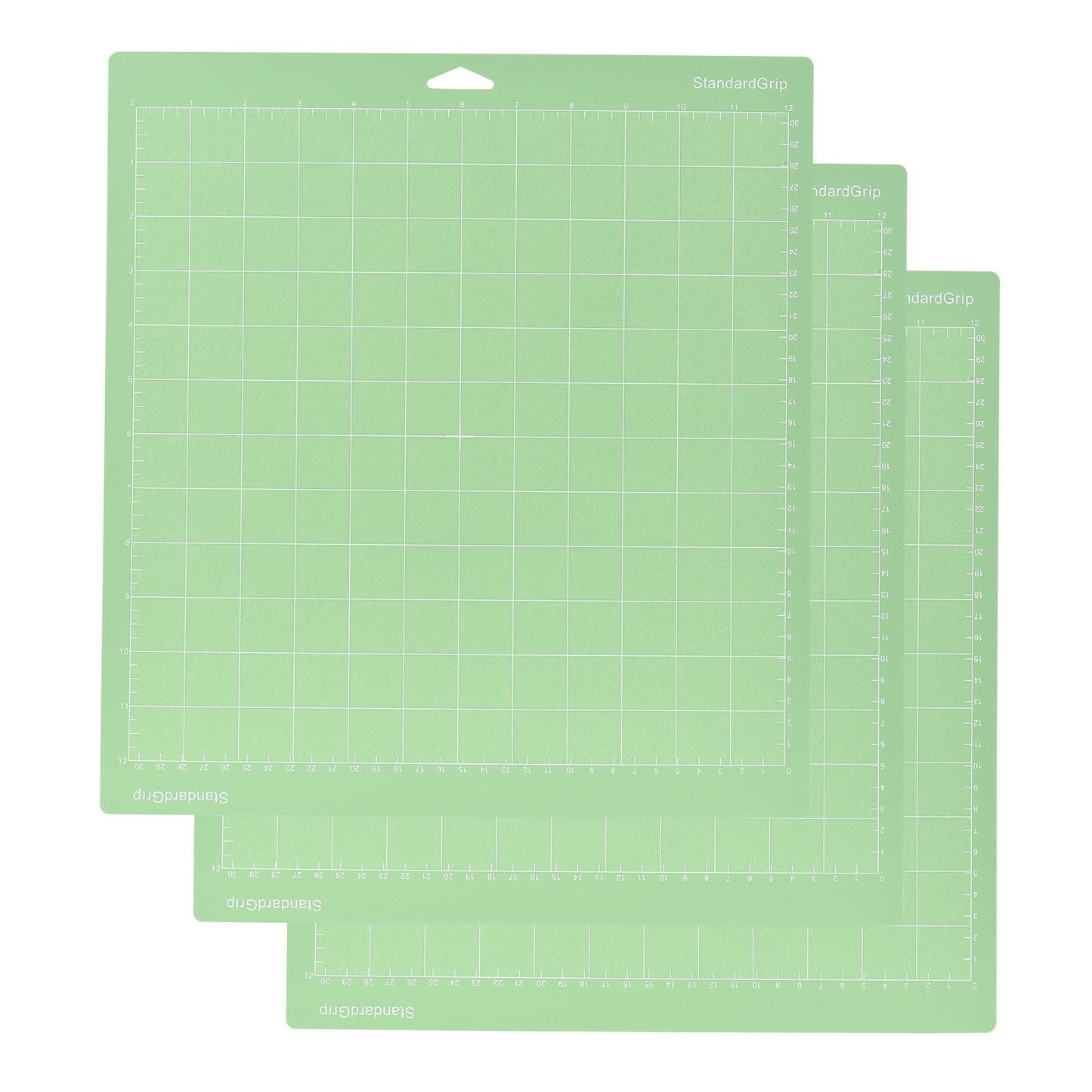 12x12 Adhesive Non-Slip Cutting Mats for Silhouette Cameo & Cricut Explore - 4 Pack Gridded Replacements