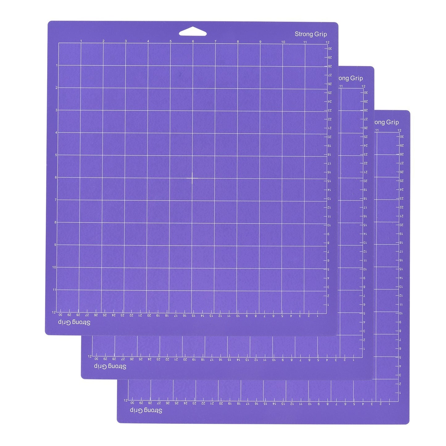 12x12 Adhesive Non-Slip Cutting Mats for Silhouette Cameo & Cricut Explore - 4 Pack Gridded Replacements
