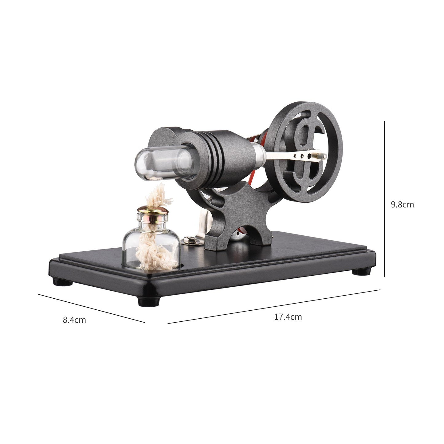 LL-006-BR Stirling Engine Hot Air Electricity Generator Model