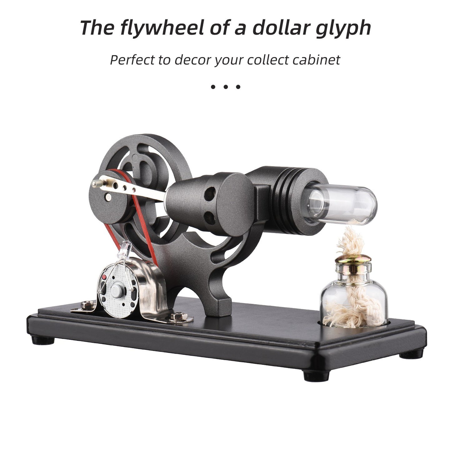 LL-006-BR Stirling Engine Hot Air Electricity Generator Model