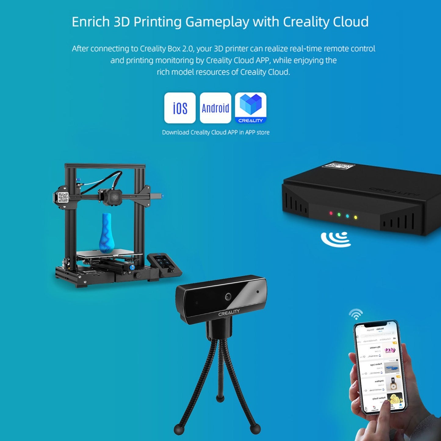 Creality Smart 3D Printer Camera Monitoring Kit