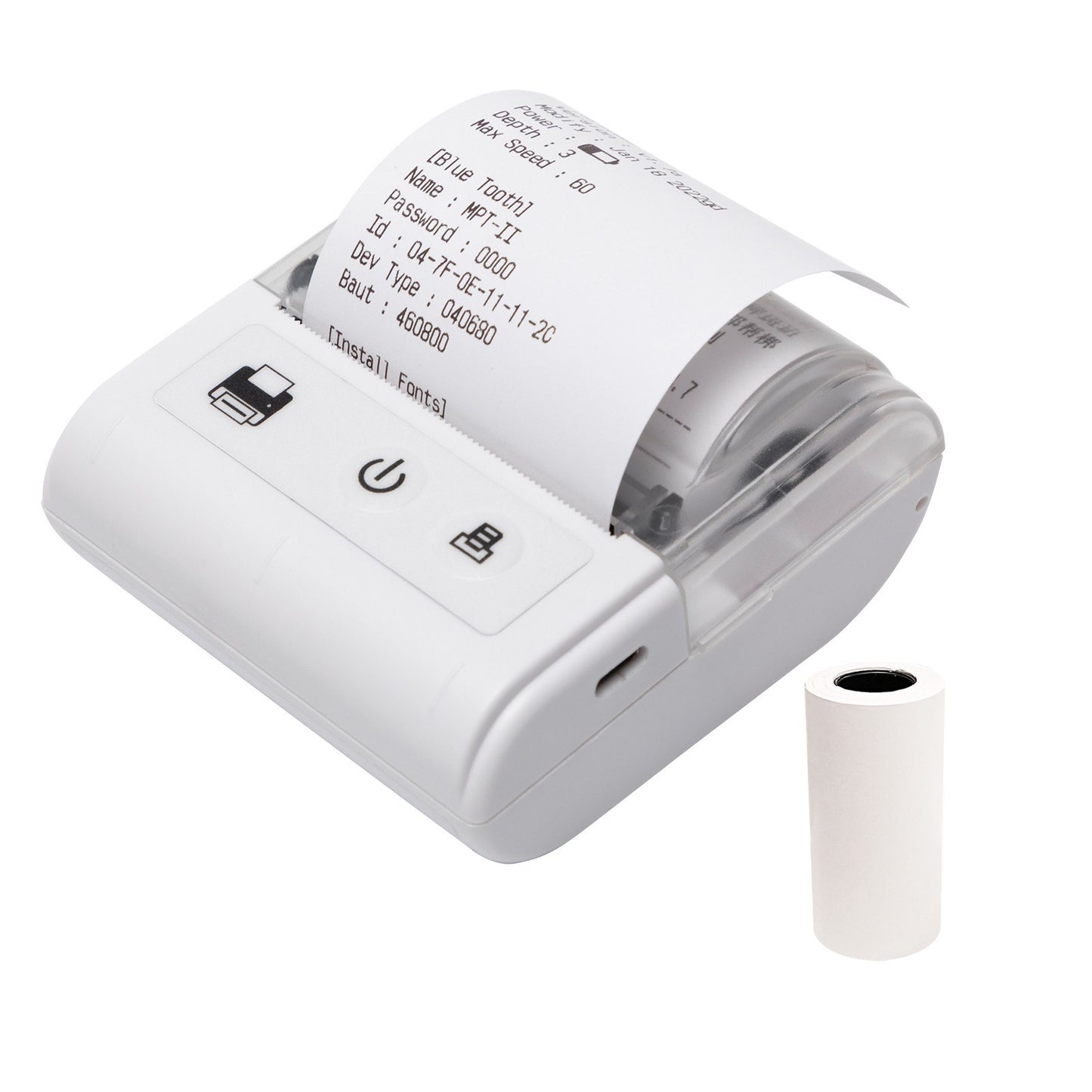 Compact Wireless Thermal Receipt Printer
