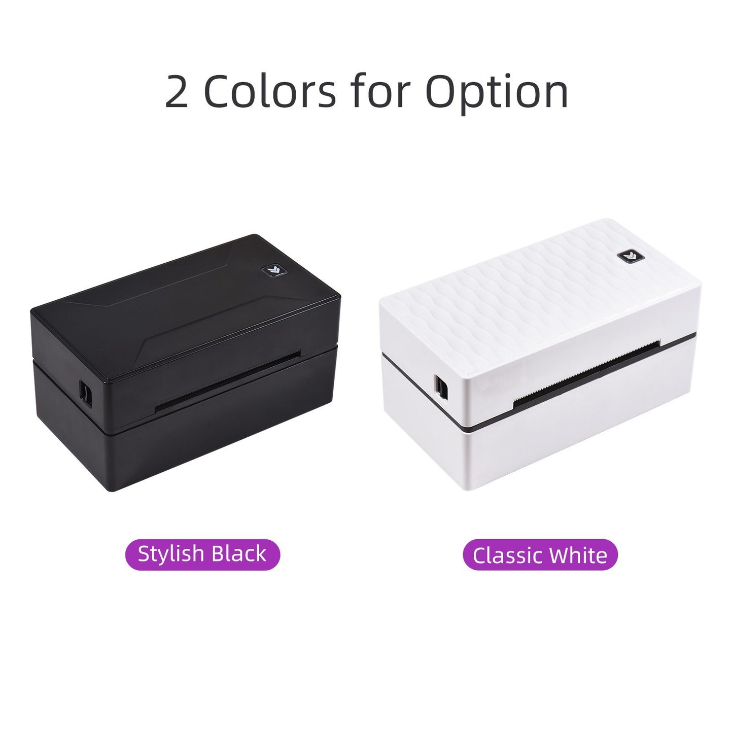 Wireless 4x6 Thermal Label Printer for High-Speed Shipping Labels - USB/BT Connection