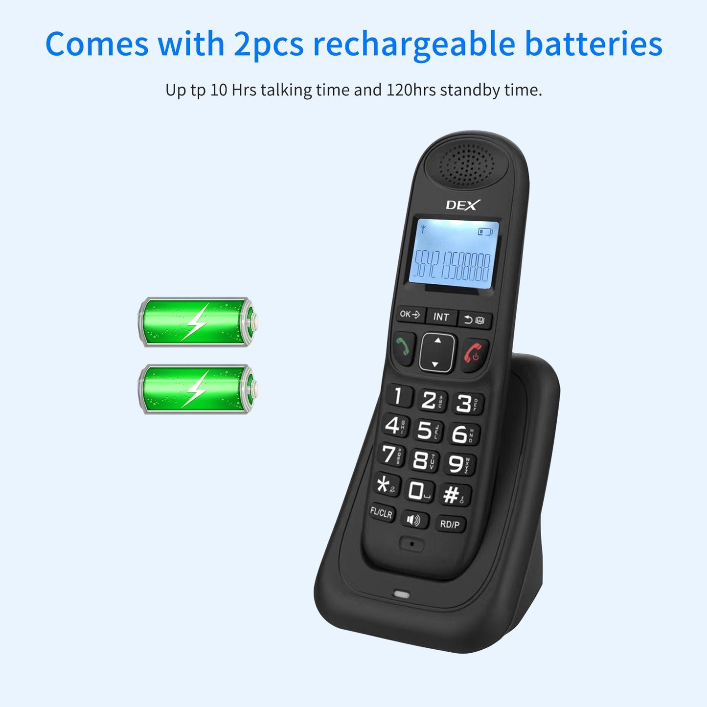 Cordless Phone System with Expandable Features