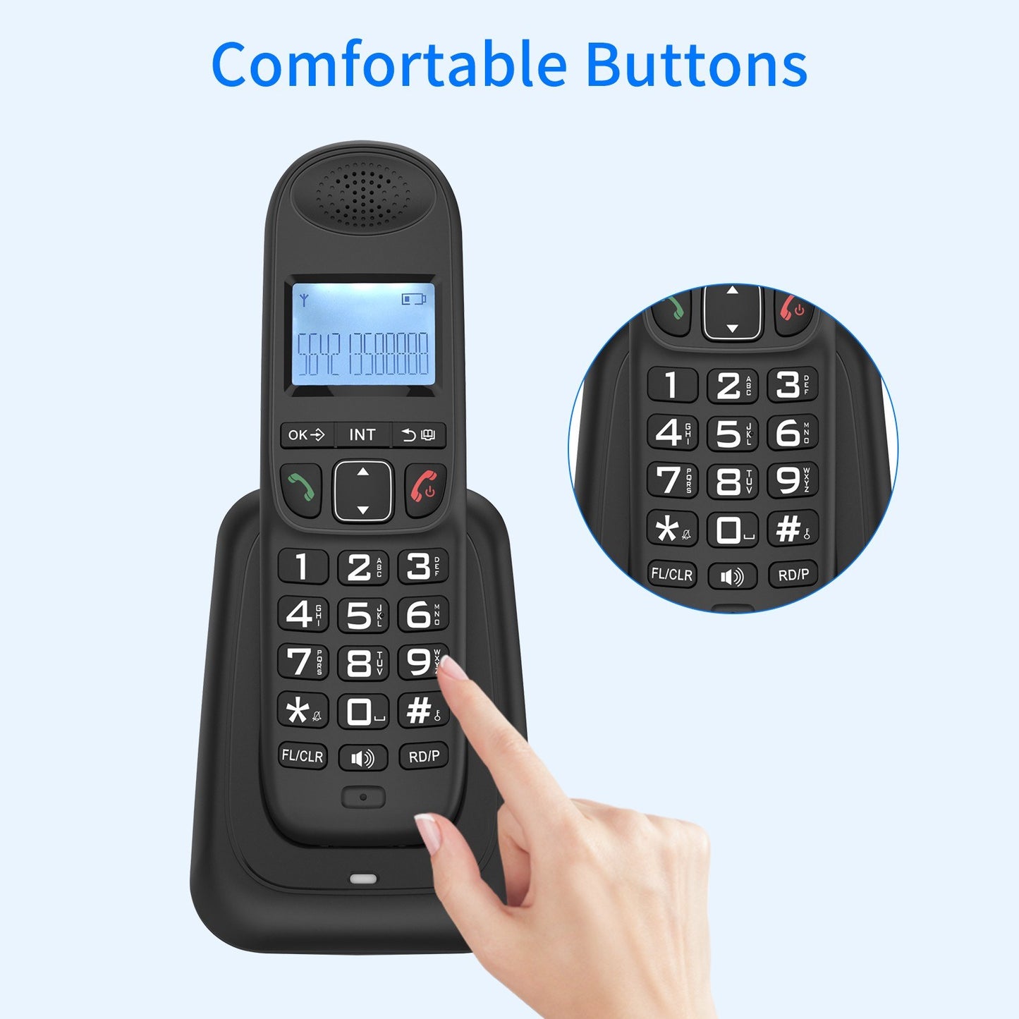 Cordless Phone System with Expandable Features