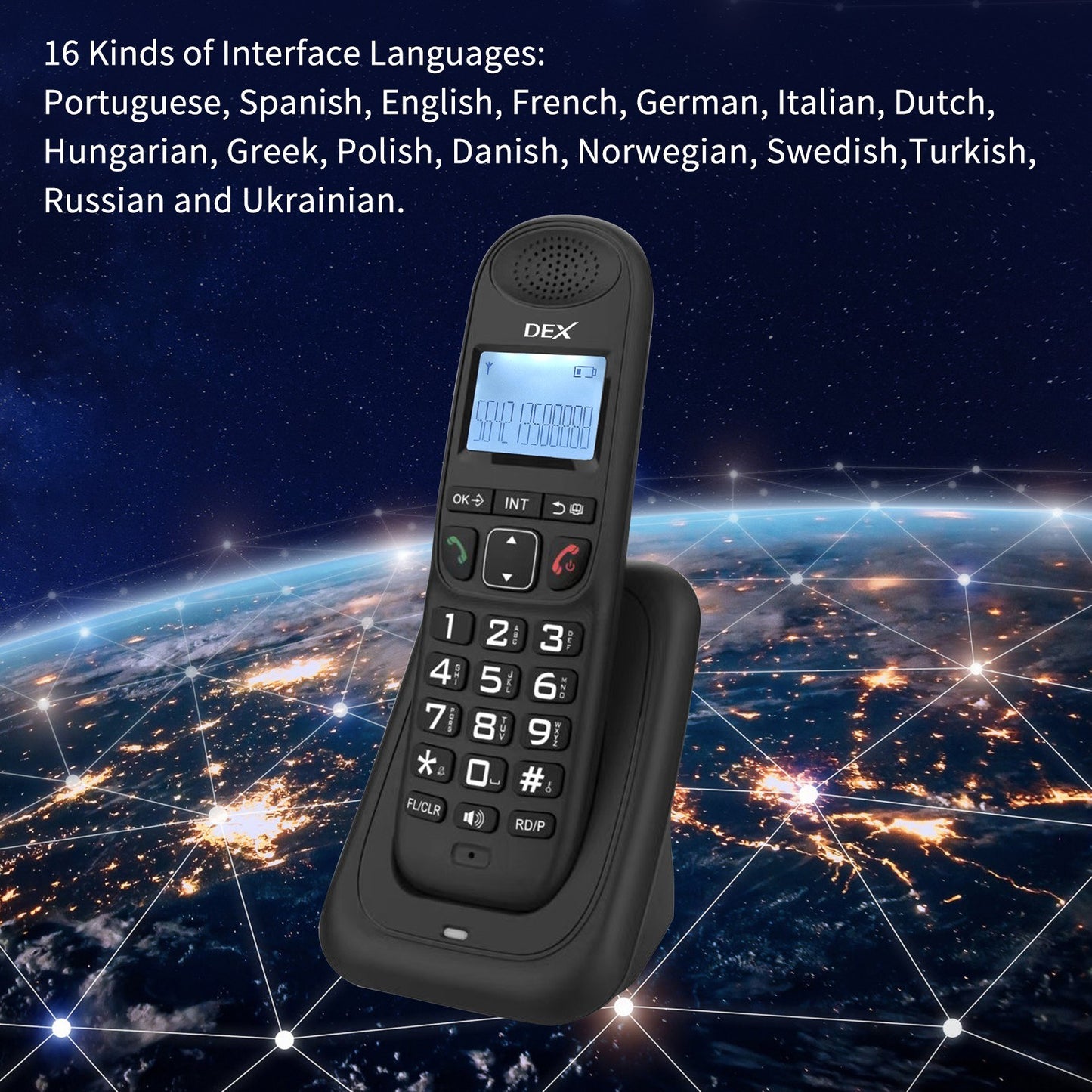 Cordless Phone System with Expandable Features
