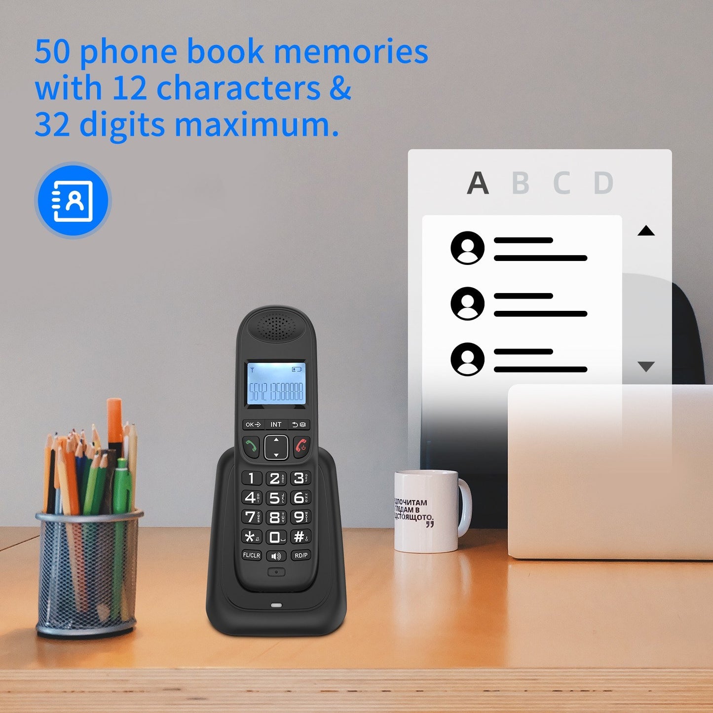 Cordless Phone System with Expandable Features