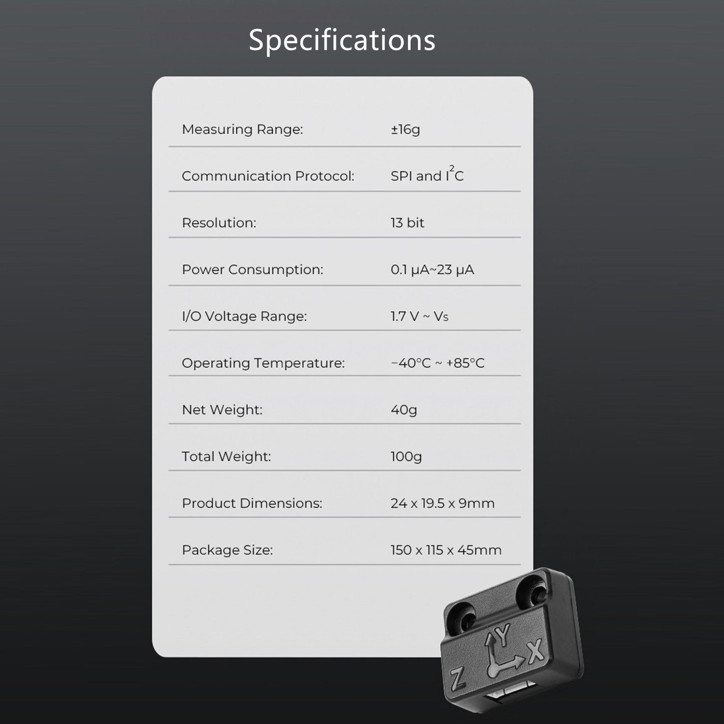 Creality ADXL345 Vibration Sensor for 3D Printing Accuracy