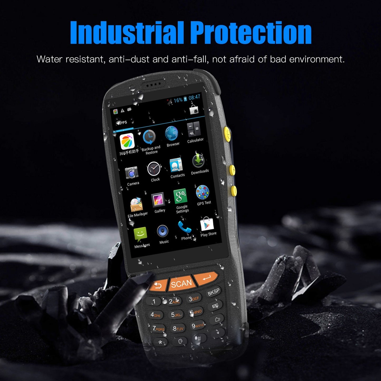 Handheld Android 9.0 POS Terminal Barcode Scanner Inventory PDA