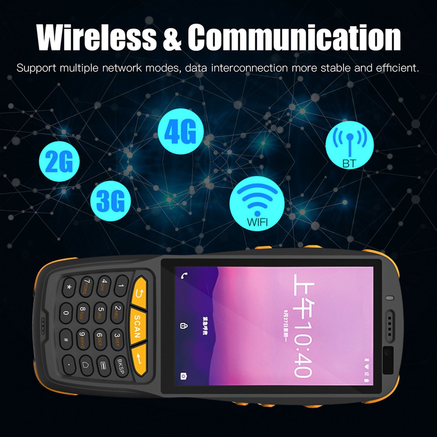 Handheld Android 9.0 POS Terminal Barcode Scanner Inventory PDA