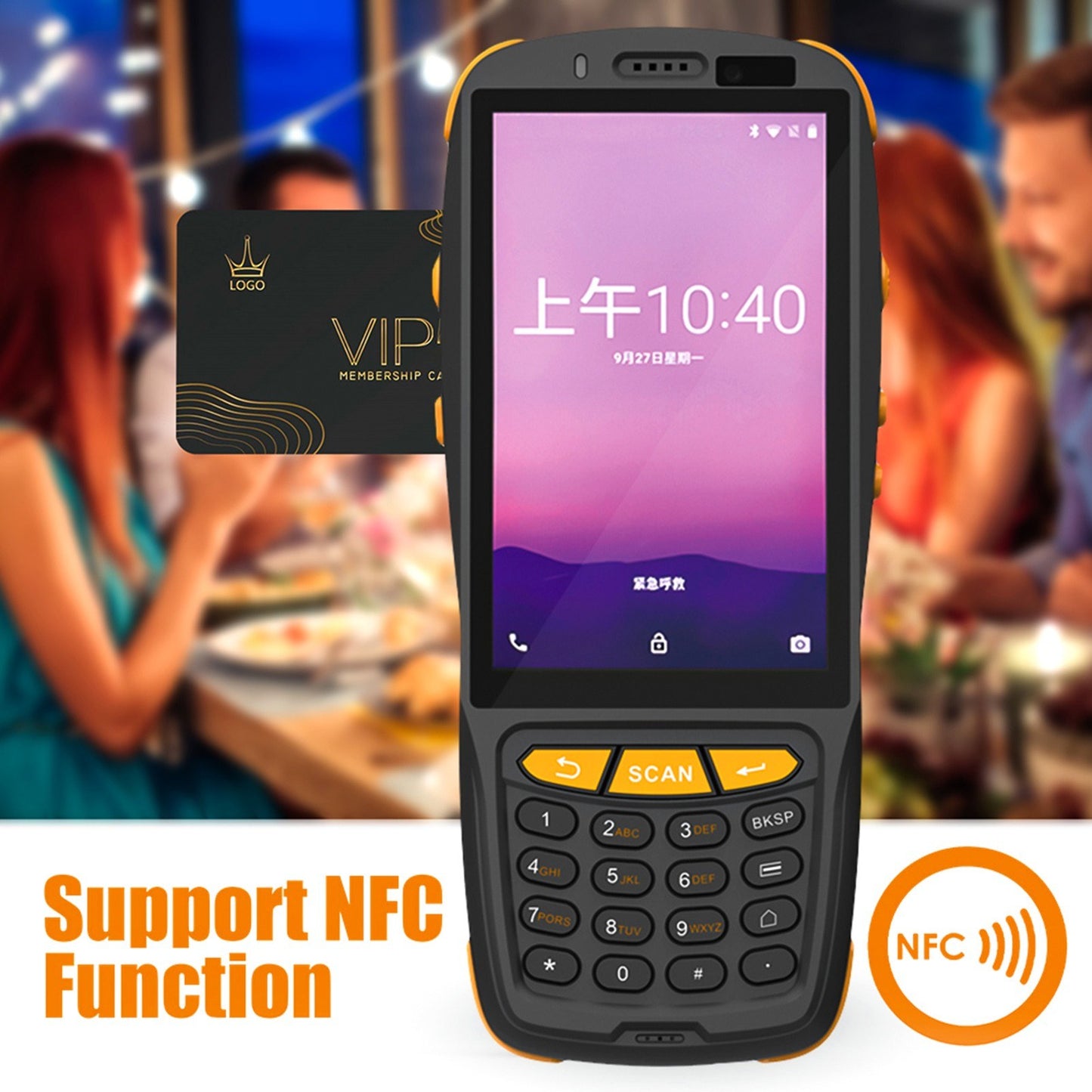 Handheld Android 9.0 POS Terminal Barcode Scanner Inventory PDA