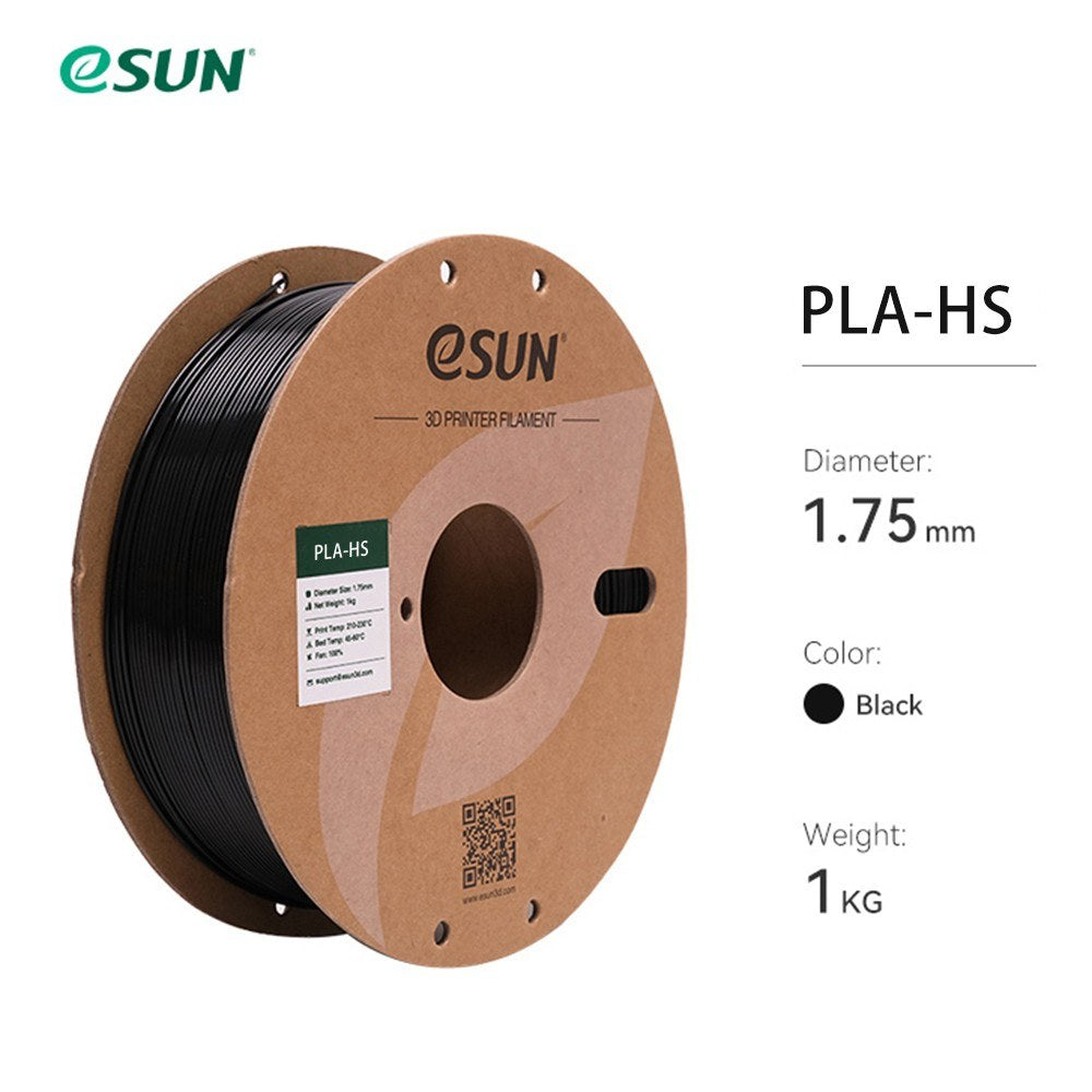 eSUN High-Speed PLA 3D Printer Filament 1.75mm, 1KG Spool - Enhanced Fast Printing Material for 3D Printers