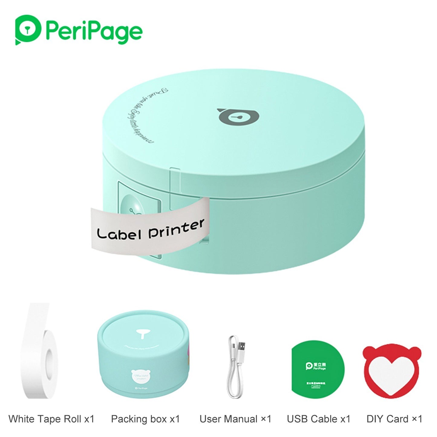 PeriPage L1 Plus Mini Pocket Label Maker Thermal Printer
