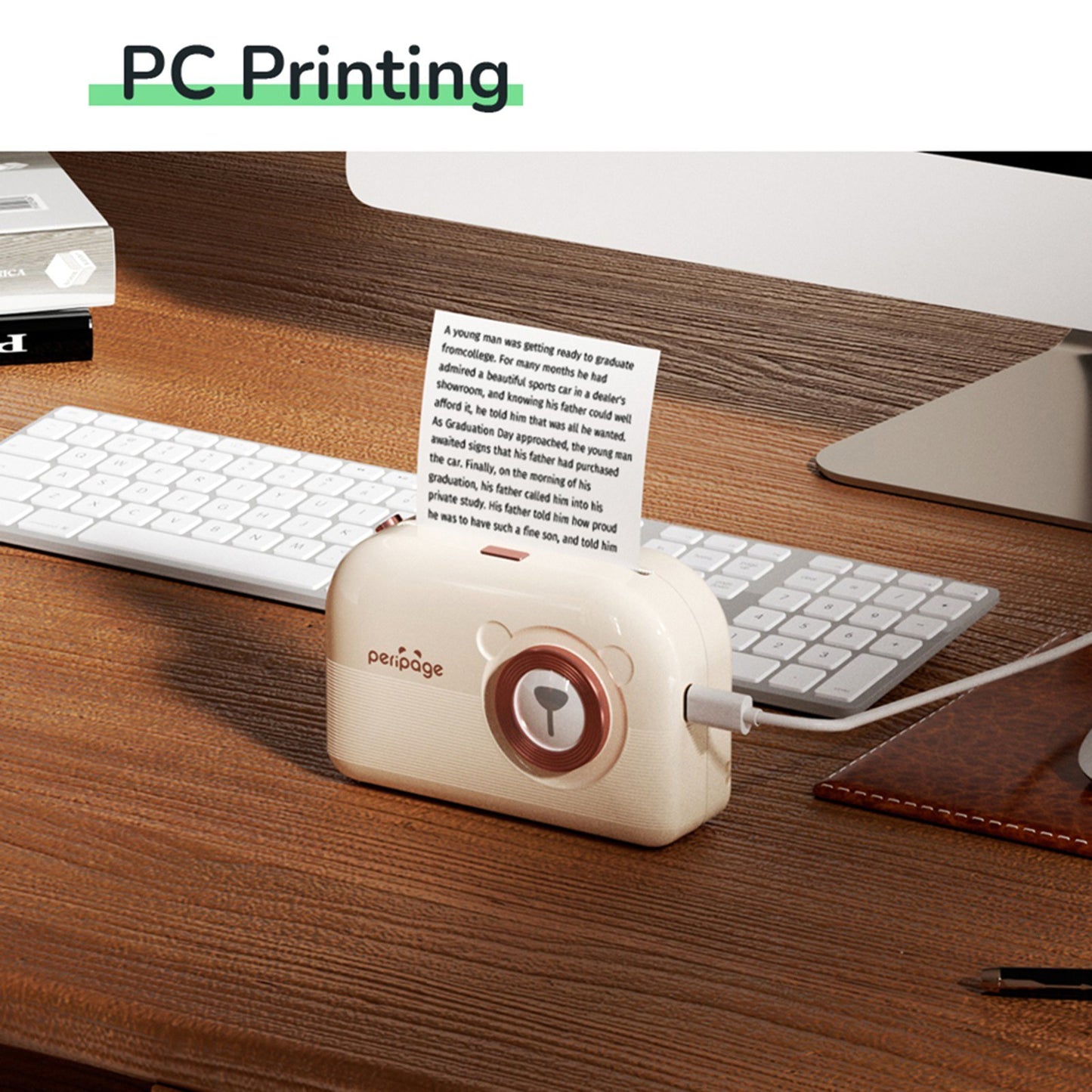 PeriPage A3X Portable Mini Photo Sticker Printer
