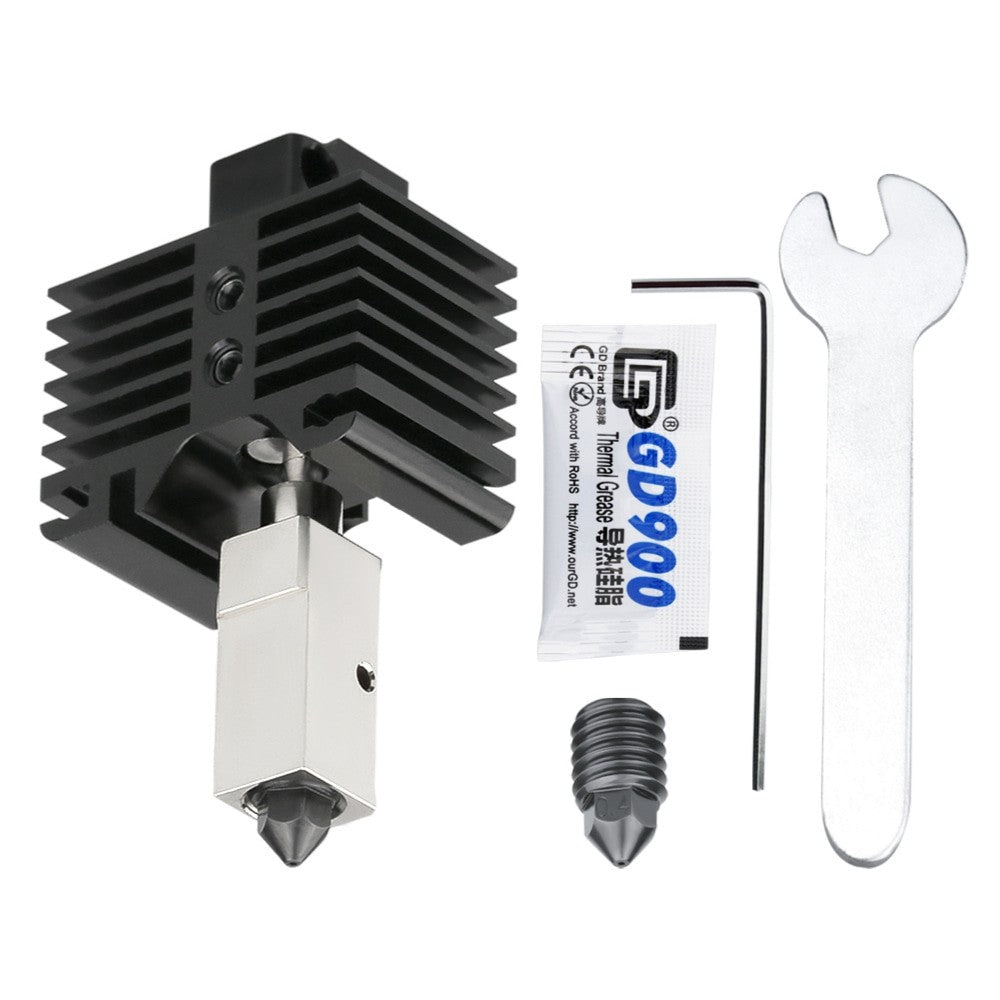 Enhanced Hotend Kit with Copper-Plated Heater Block