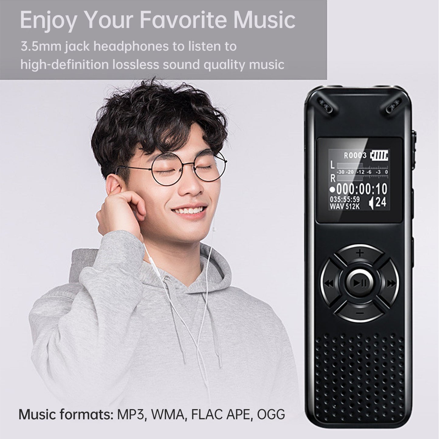8GB Voice Activated Recorder Pen with Playback