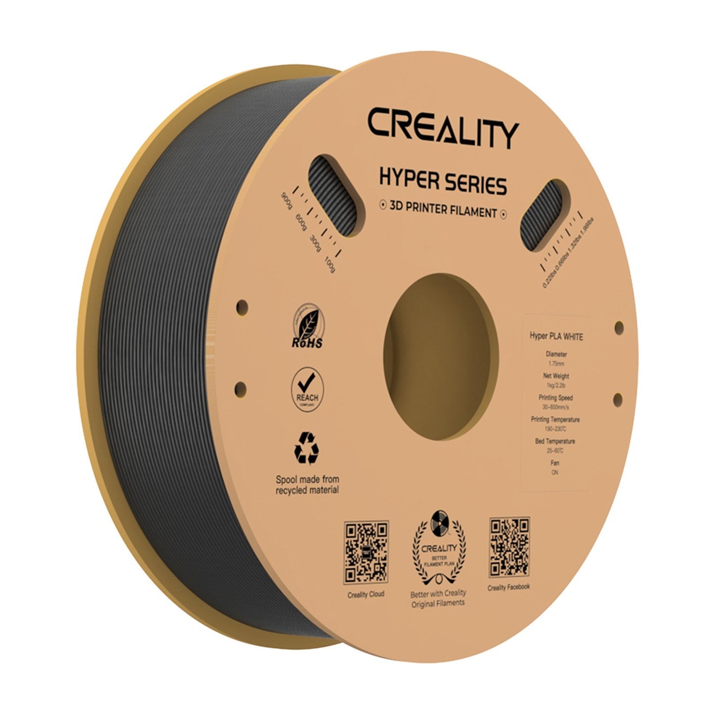 High-Speed Creality Hyper PLA Filament 1.75mm for 3D Printing