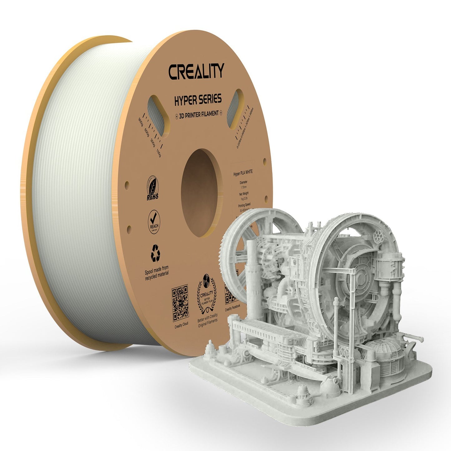 High-Speed Creality Hyper PLA Filament 1.75mm for 3D Printing