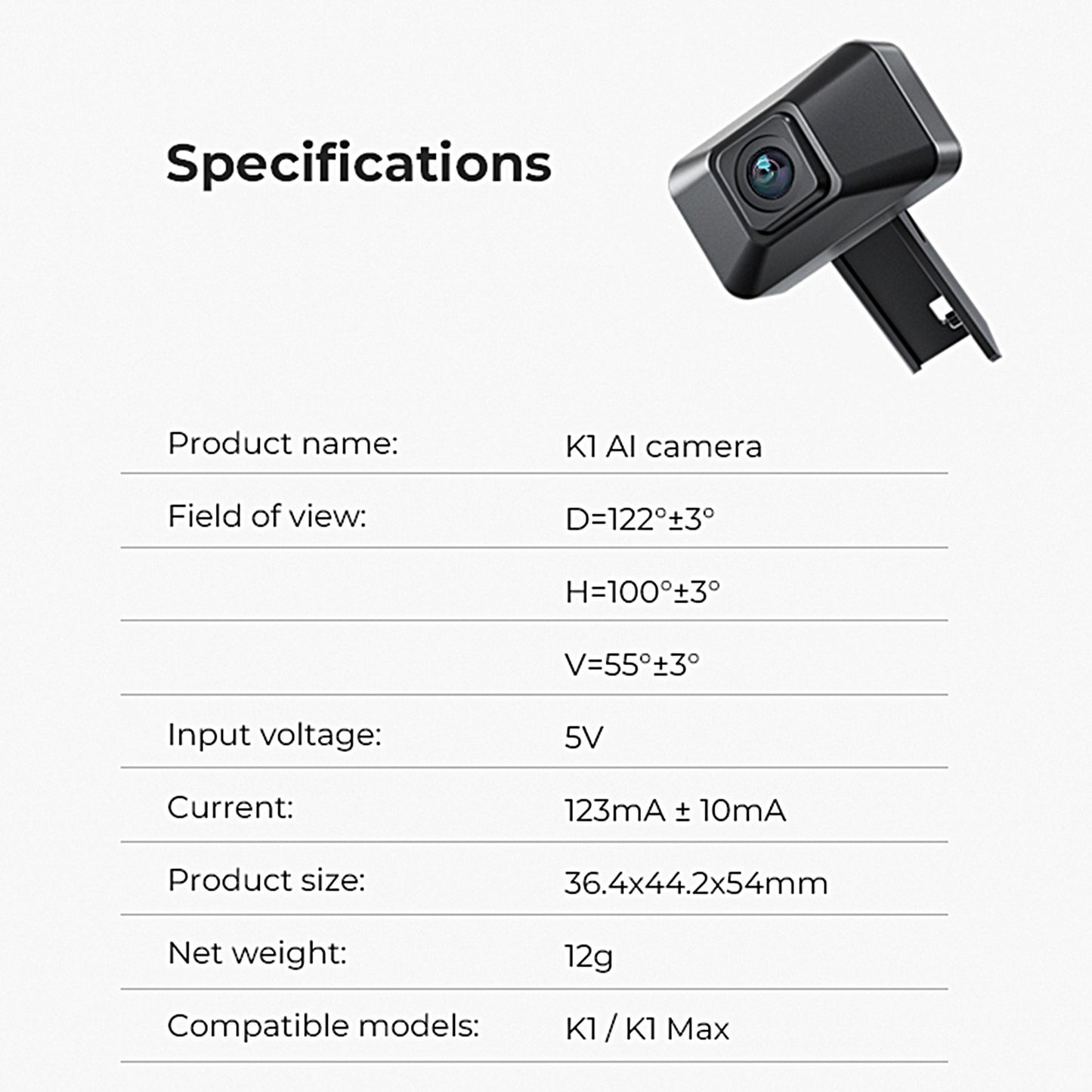 Creality K1 Intelligent AI Camera Control Assistant