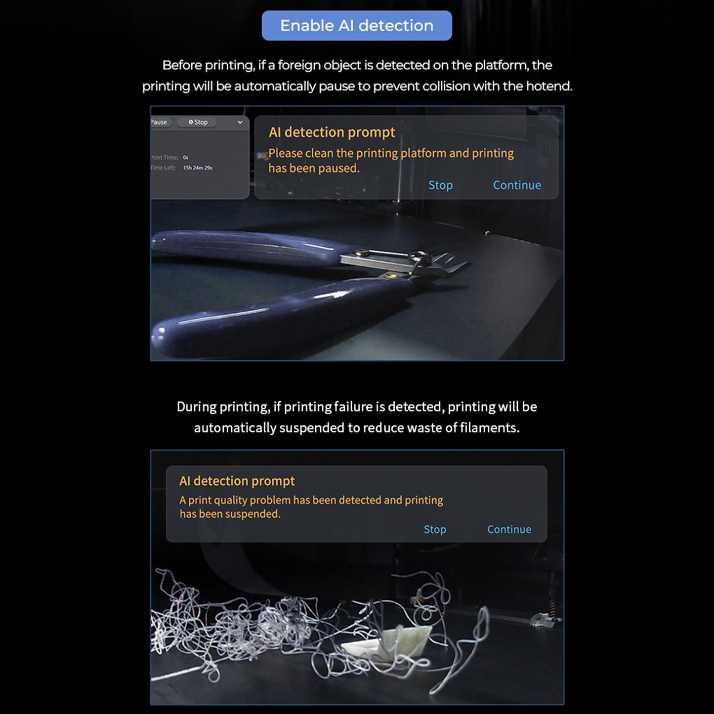 Creality K1 Intelligent AI Camera Control Assistant