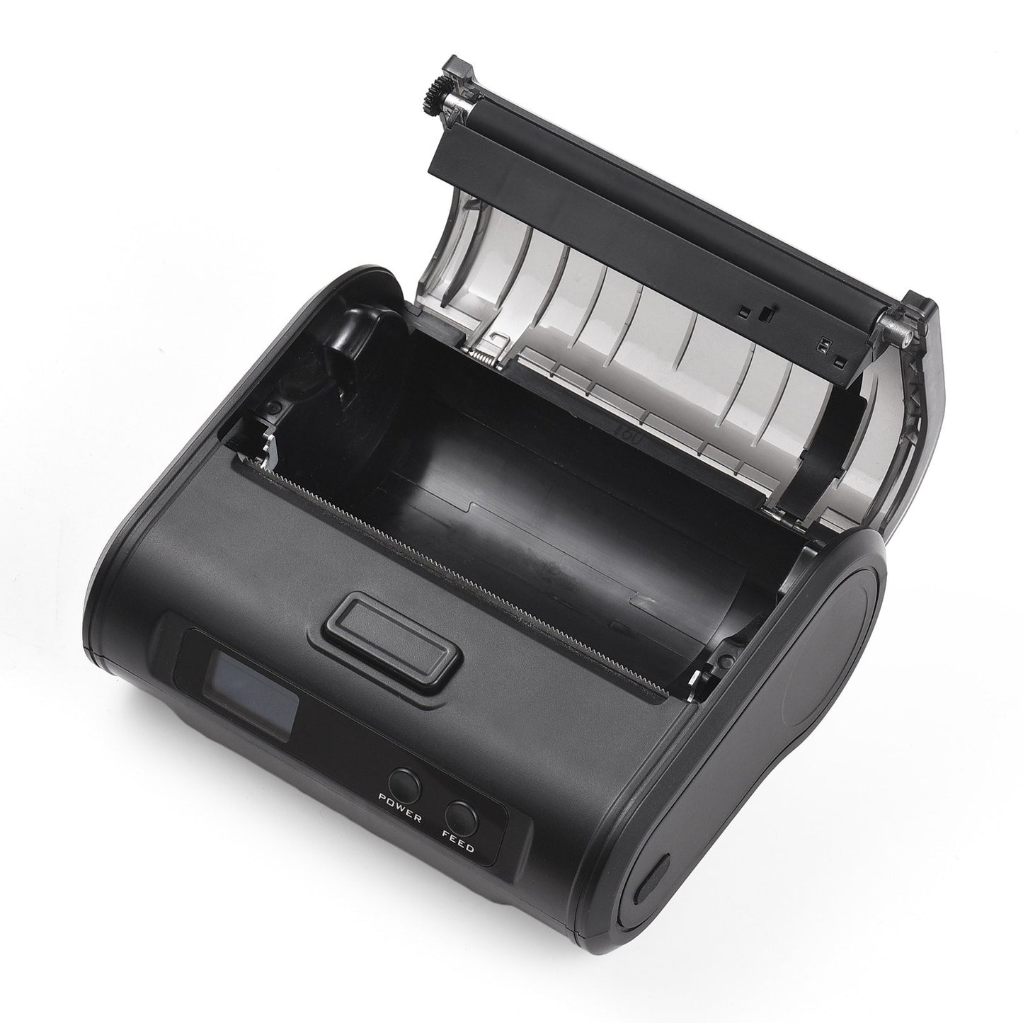 Portable 4-inch Wireless Thermal Receipt Printer, 110mm, 203dpi, BT & USB Connectivity for Small Businesses, Includes 1 Roll Thermal Paper
