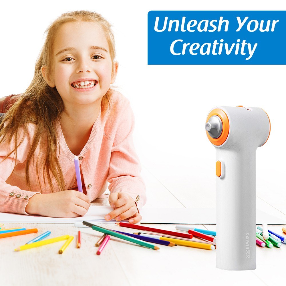 Tenwin Electric Airbrush Sprayer & Graffiti Pen with 2 Nozzles, USB Rechargeable