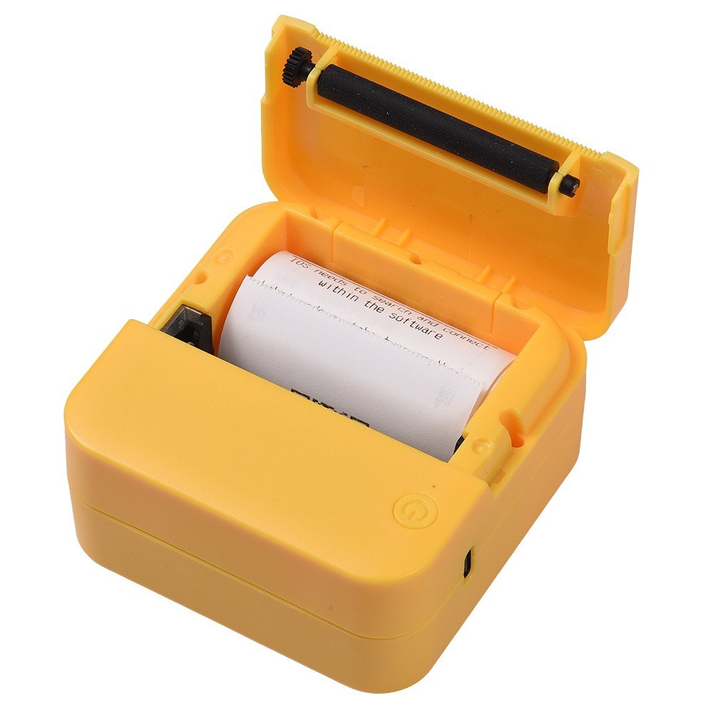 Portable Mini Thermal Printer & Sticker Maker with 57mm Paper Roll