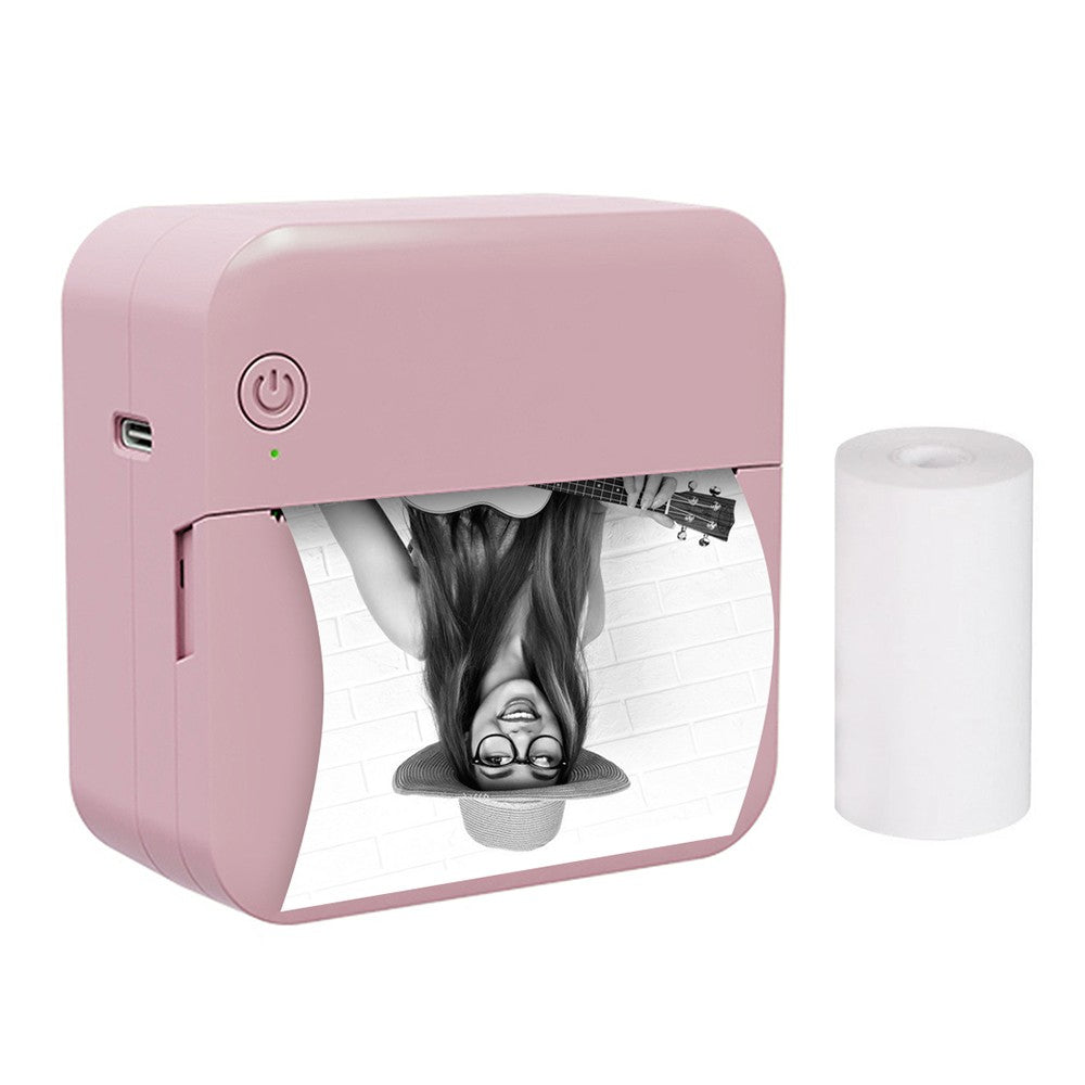 Portable Mini Thermal Printer & Sticker Maker with 57mm Paper Roll
