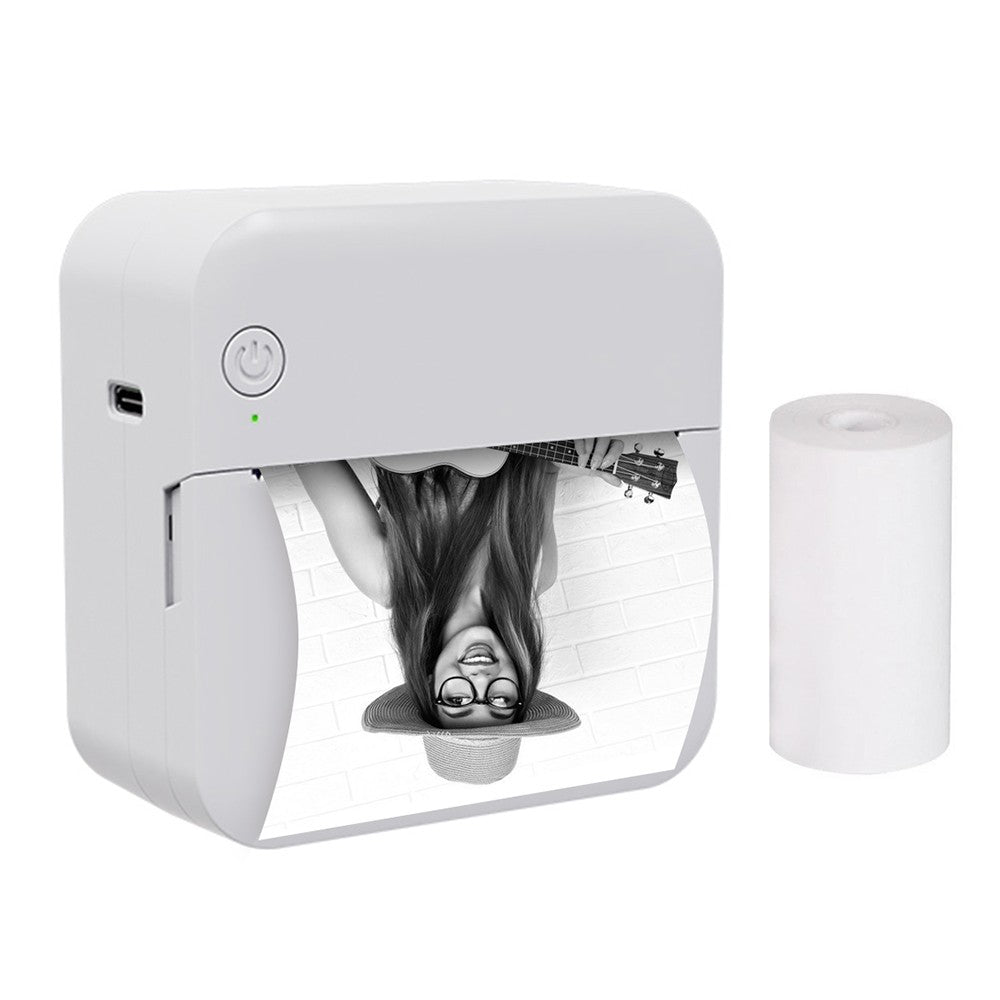 Portable Mini Thermal Printer & Sticker Maker with 57mm Paper Roll