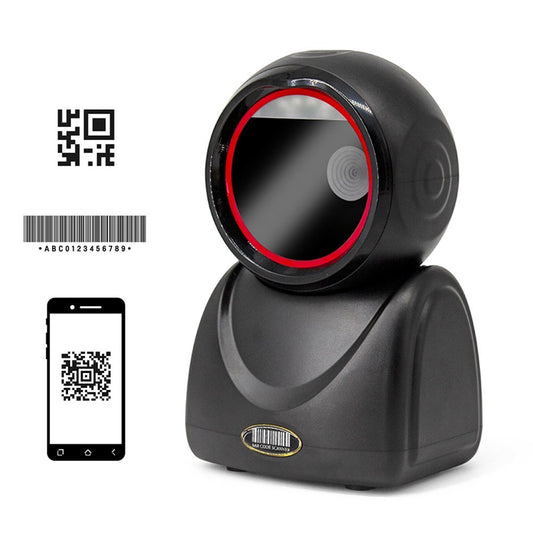 X3-800 High-Speed Wired Desktop Barcode Scanner: 1D/2D/QR Hands-Free Automatic Reader