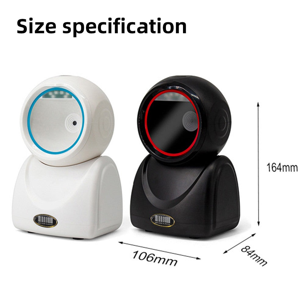 X3-800 High-Speed Wired Desktop Barcode Scanner: 1D/2D/QR Hands-Free Automatic Reader