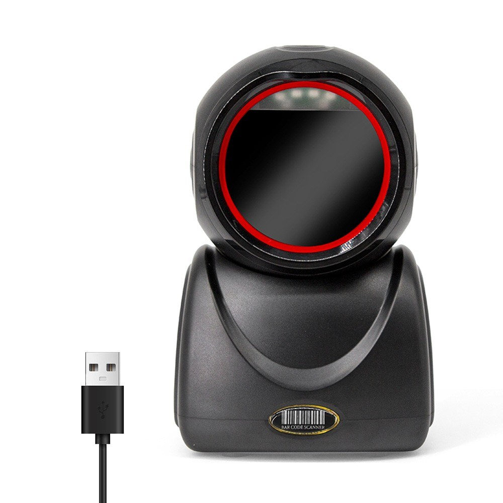 X3-800 High-Speed Wired Desktop Barcode Scanner: 1D/2D/QR Hands-Free Automatic Reader
