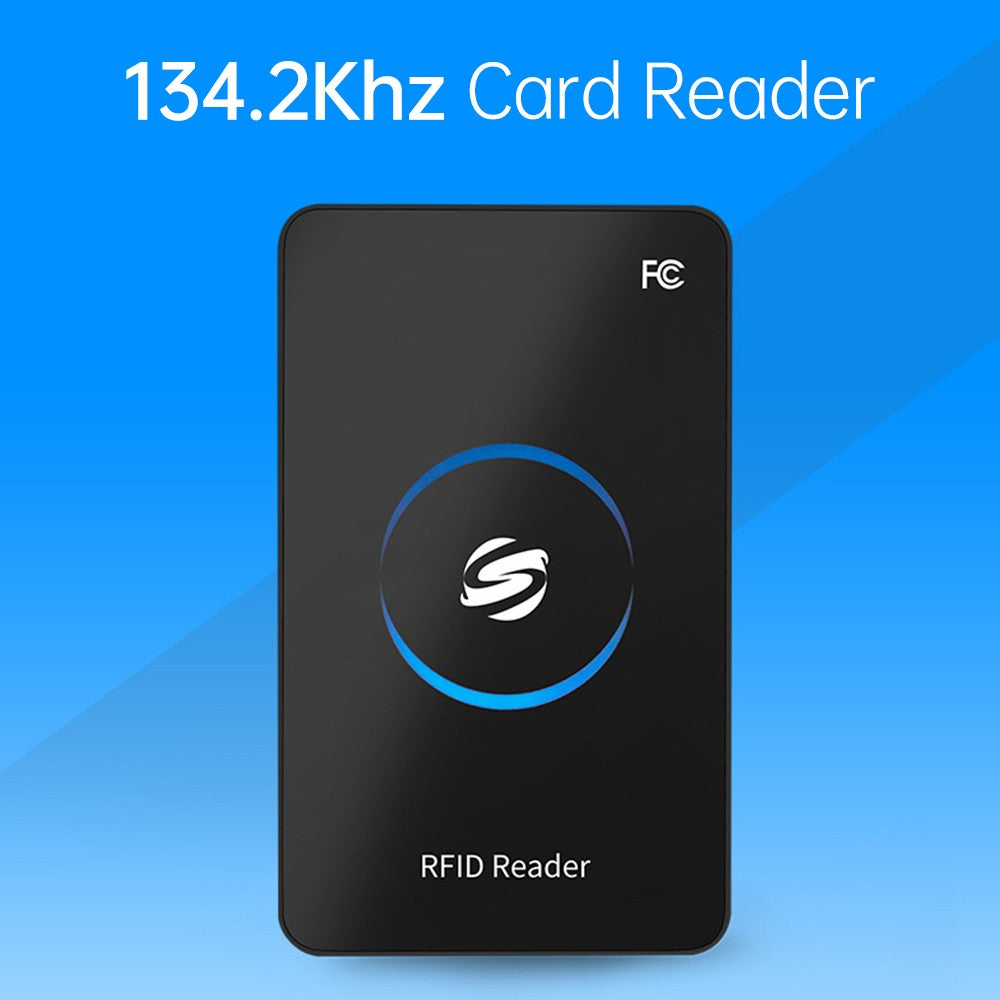 134.2Khz USB RFID ID Card Reader for EMID/FDX-B - Animal & Fish Management