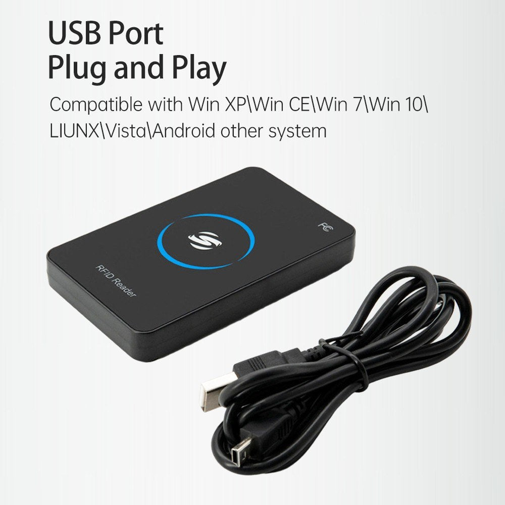 134.2Khz USB RFID ID Card Reader for EMID/FDX-B - Animal & Fish Management