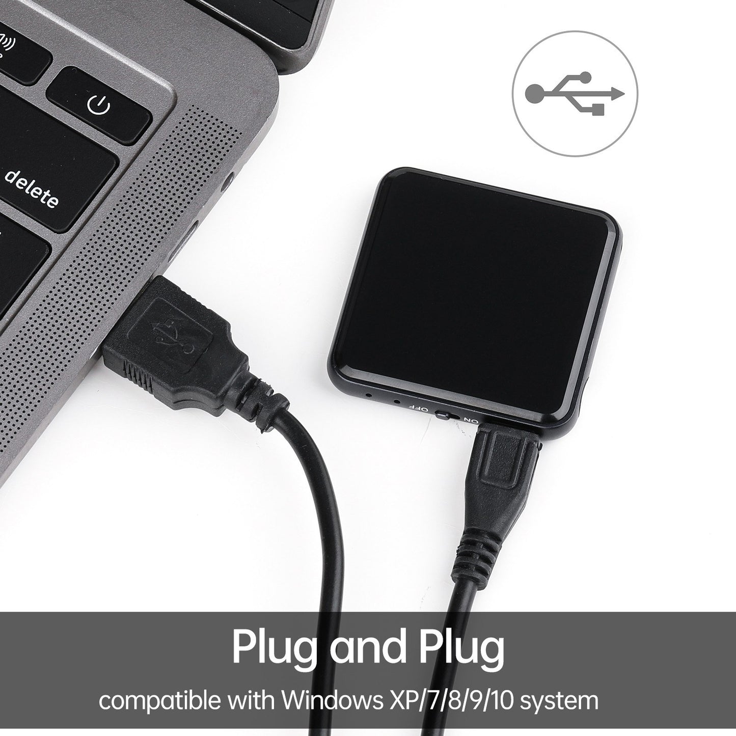 Digital Voice Recorder 16GB with Voice Activation & MP3 Player