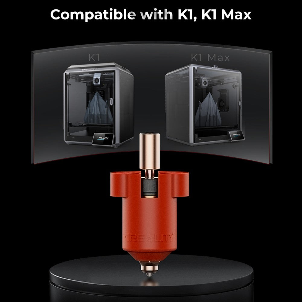 Creality K1 Max Ceramic Heating Block Kit: 60W Power, Excellent Thermal Conductivity, Smooth Filament Feeding for K1/K1 Max 3D Printers