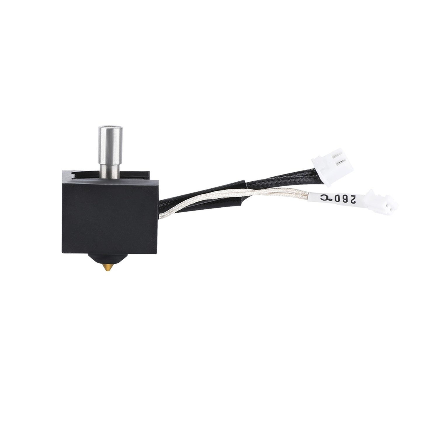 Ender-3V3 SE Print Head Kit: 0.4mm Brass Nozzle, Aluminum Heat Block, Clog-Free Feeding