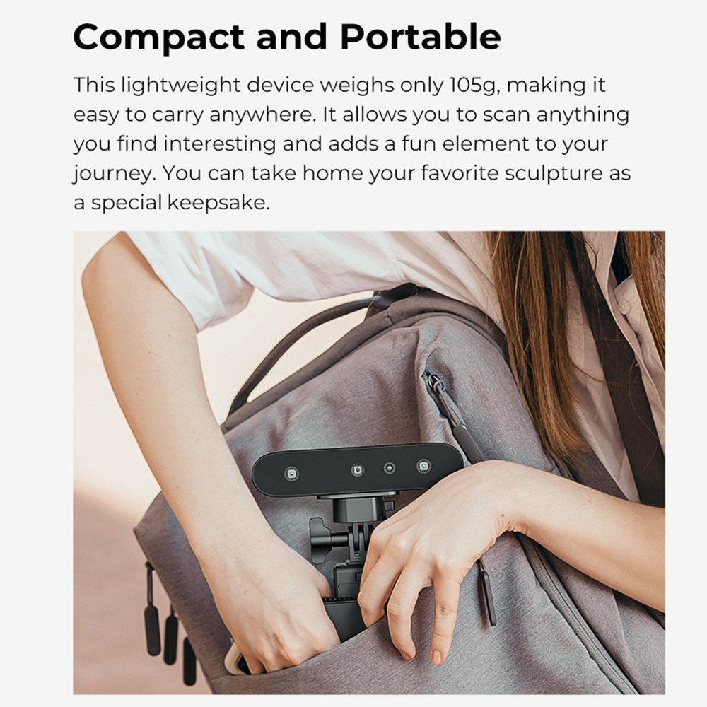 Creality CR-Scan Ferret Pro 3D Scanner, Portable Handheld, 30fps, 0.1mm Accuracy, ASIC Chipset, Dual Mode